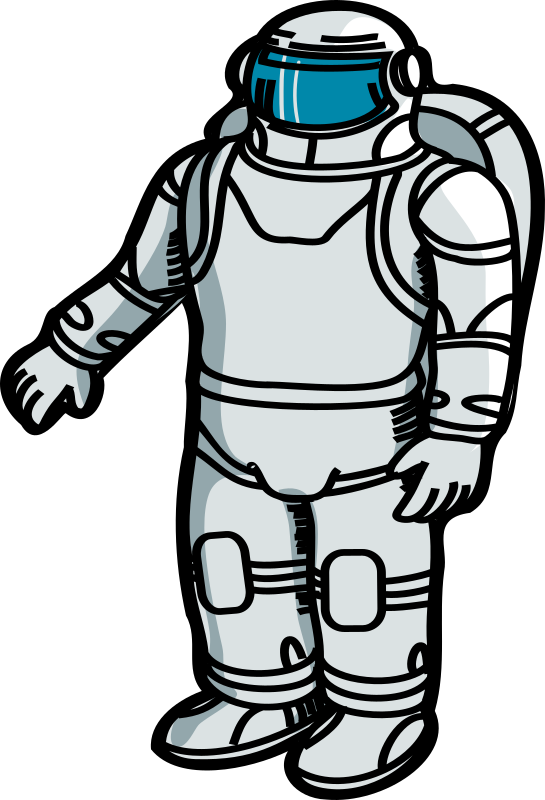 Medium Image - Spacesuit Clipart (545x800)