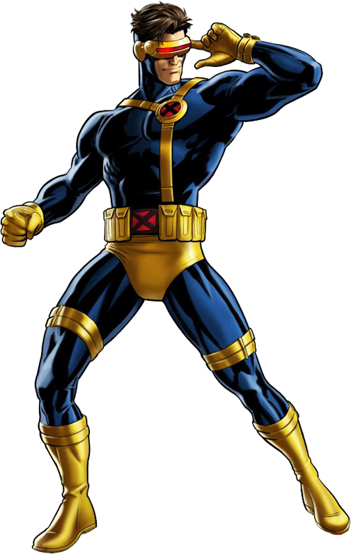 Phoenix Force Clipart - Cyclops X Men Comic (504x794)