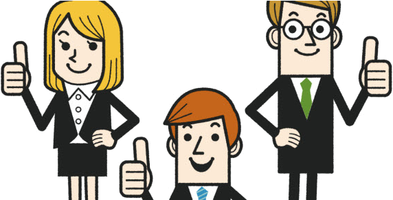 Happy Customer Clipart - Happy Customers Clipart (579x290)