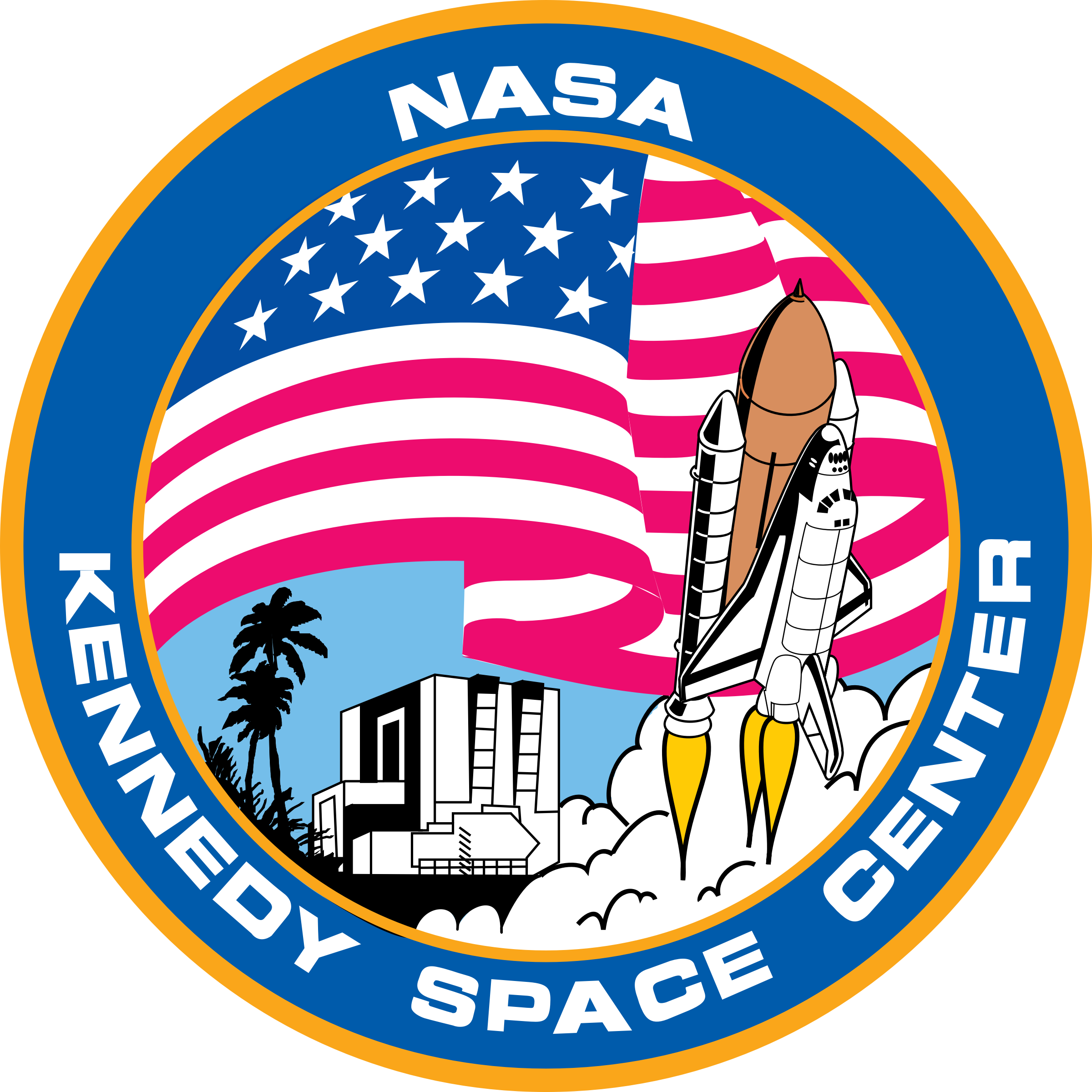Space Clipart Nasa - Kennedy Space Center Orlando Logo (2400x2400)