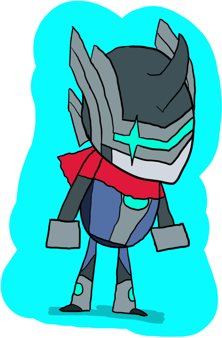 Here, I Am Called Fancy Spaceman - Brawlhalla Orion For Hire (725x1102)