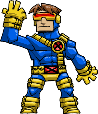 Cyclops By Hologramzx - Comics (345x399)