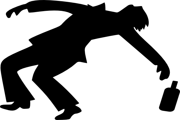 Drunk Man Pissed Clip Art At Clker - Drunk Vector (600x398)