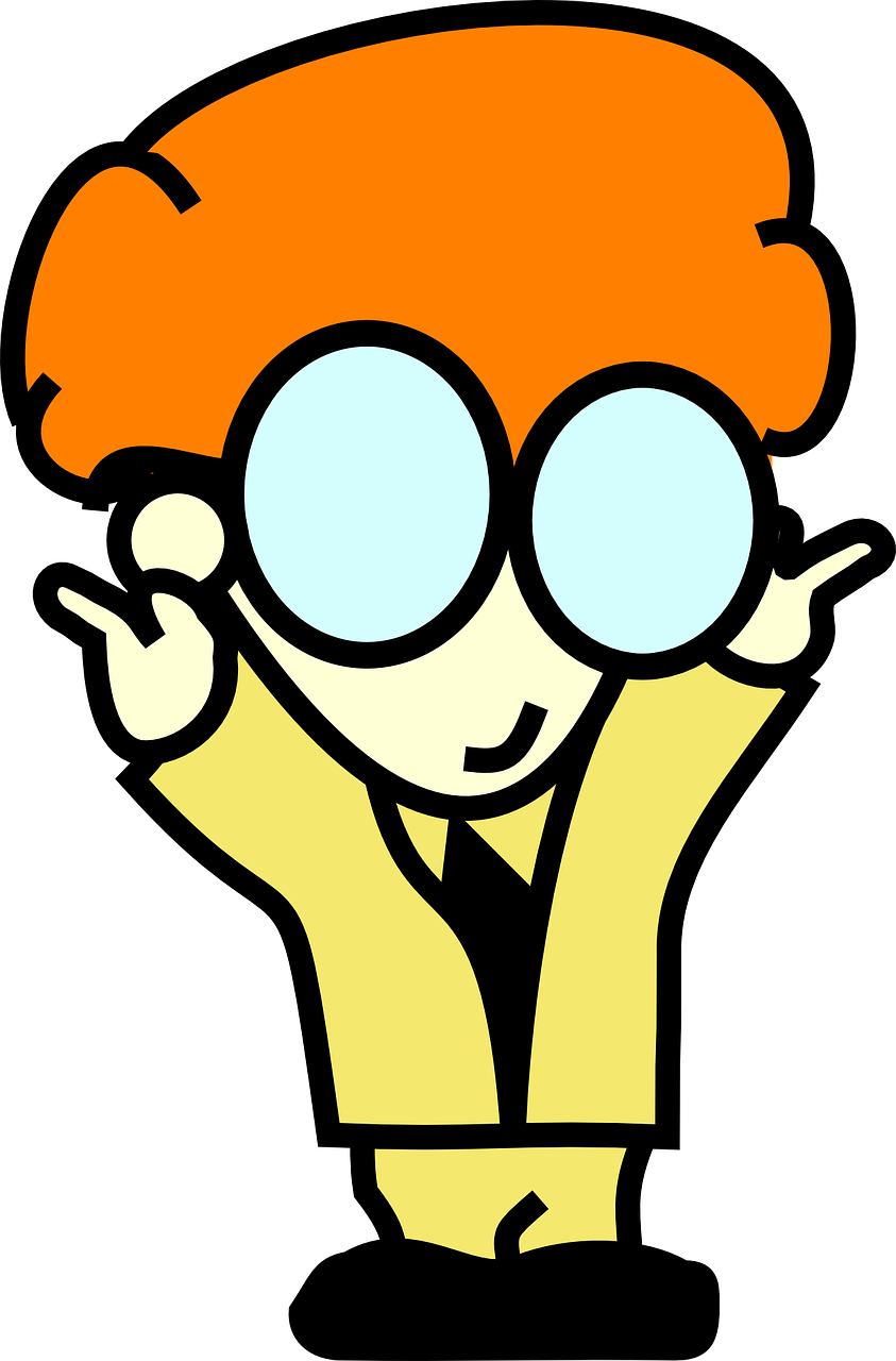 Ginger Nerd Clip Art At Clker - Nerd Clip Art (843x1280)