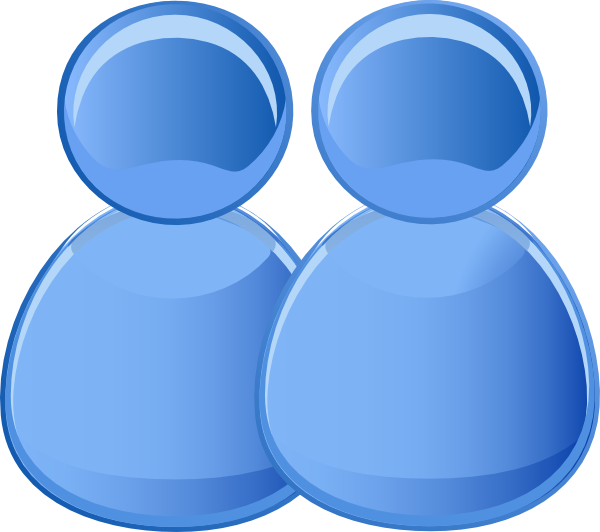 Two User Icon Png (600x532)