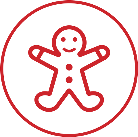 Gingerbread Man Icon - Gingerbread Man (512x512)