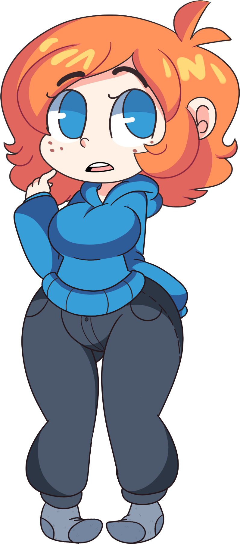 Ginger Gamer Girl By Cloudcyanide Ginger Gamer Girl - Girl Gamers Jaltoid (862x1869)