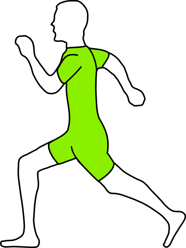 Jogging Pictures - Vector Graphics (600x800)