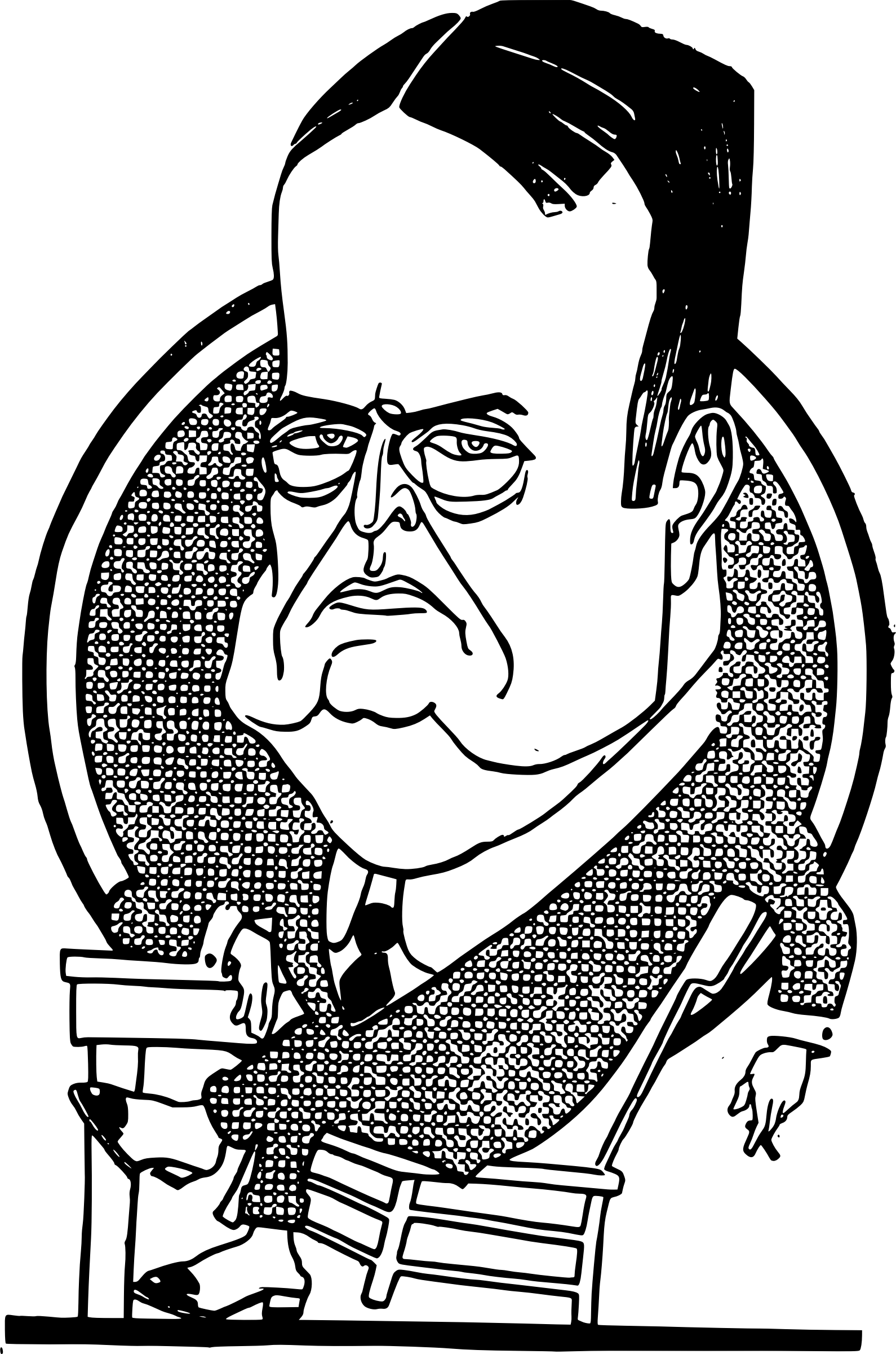 Big Image - Politicos Dibujos Blanco Y Negro (1590x2400)