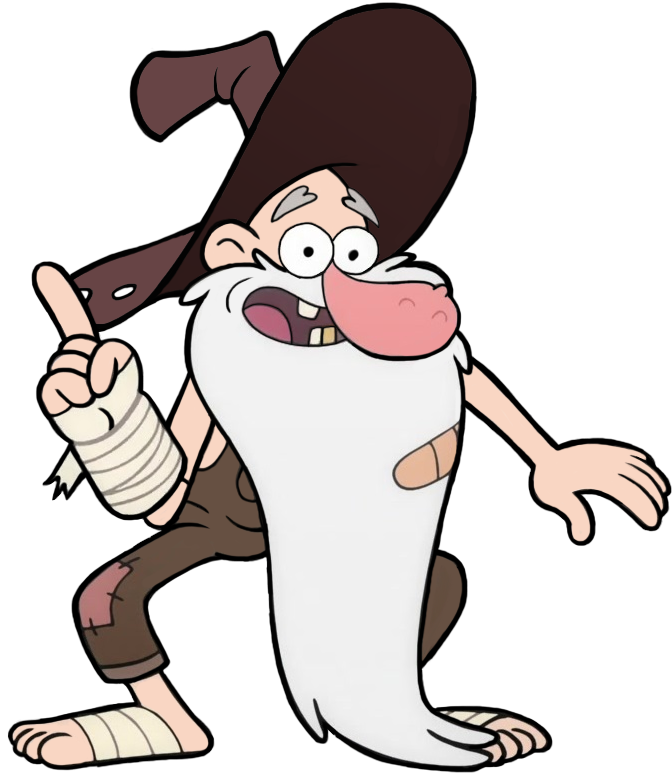 Old Man Mcgucket - Gravity Falls Old Man Mcgucket (673x781)