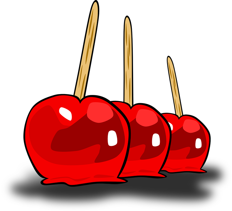 Free Vector Graphic - Candy Apple Clip Art (790x720)