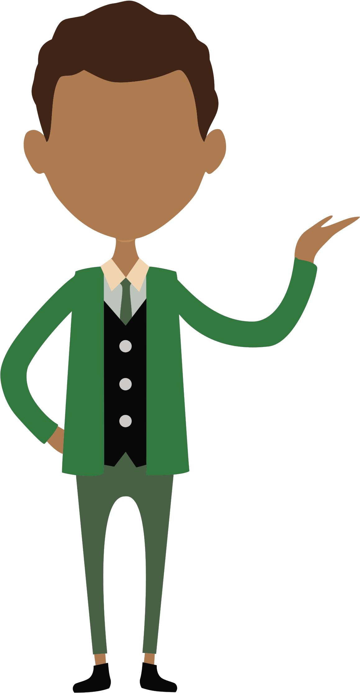 Big Image - Businessman Icon Png (1310x2400)