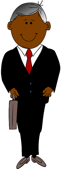 Briefcase, Man, Suit, Businessman, Tie - Cartoon Man In Suit (320x640)