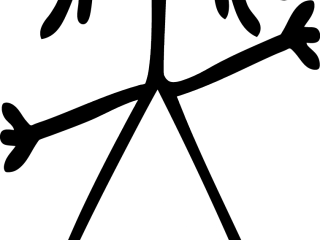 Stick Figure Of A Girl - Stick Figure Girl Transparent (640x480)