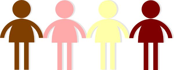 People Hand In Hand Clipart (600x244)