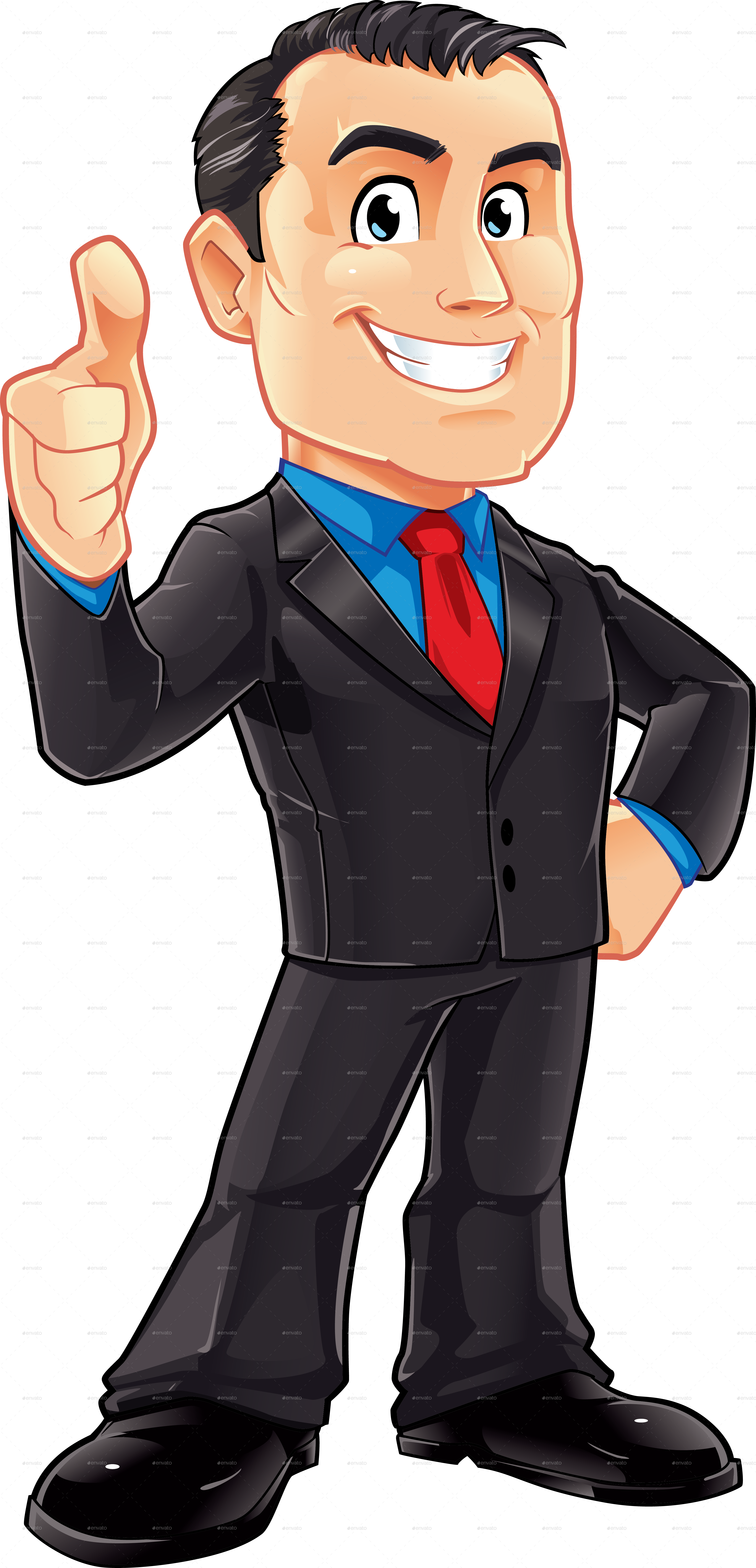 Businessman Images/businessman Transparent - Businessman Cartoon No Background (3491x7234)