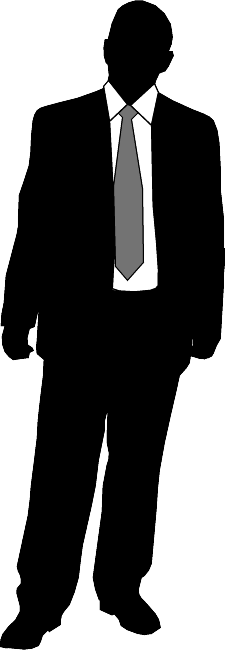 About Us - Business Person Silhouettes Png (225x650)