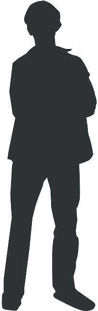 Person Outline - Outline Of A Person (320x640)