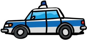 Coche De Policía - Police Car (352x352)