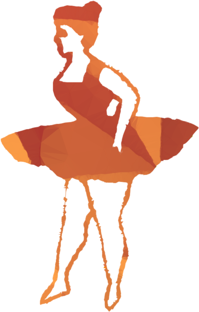 Orange Clipart Performing Arts Ballet Tutu - Illustration (900x900)