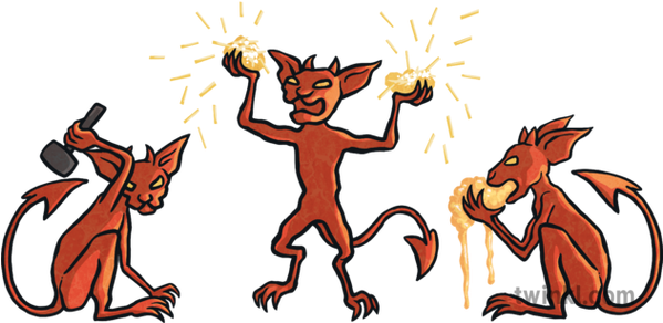 Fire Imps Firework Makers Daughter Planit English Ks2 - Cartoon (630x315)