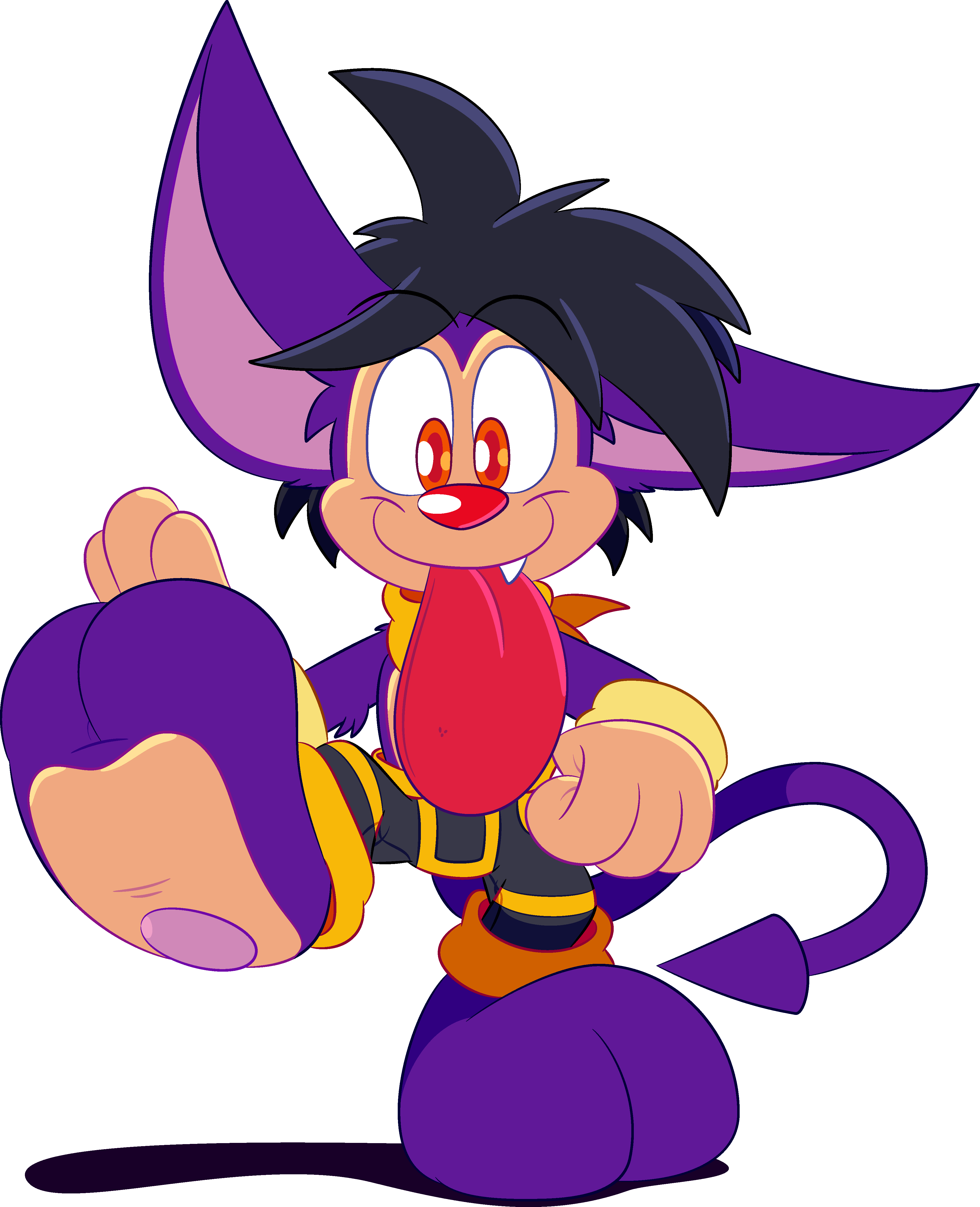 Cute Toony Imp - Cartoon (3898x4800)