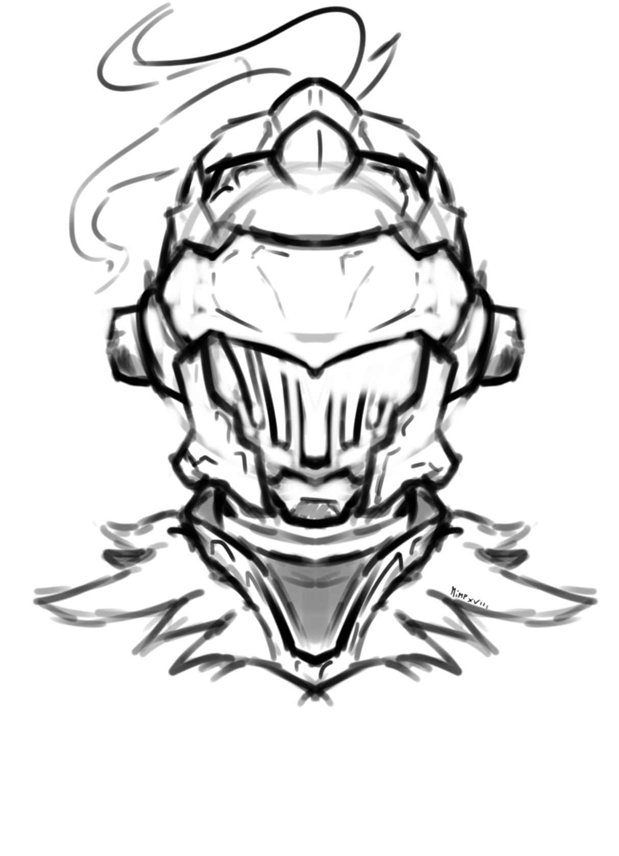 Goblin Slayer I Love This Manga Click On It, He Have - Sketch (1280x1811)