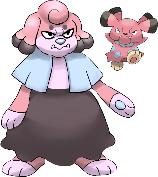 Wanted To Make A Snubbull Evolution That Looks More - Pokemon Snubbull (691x793)