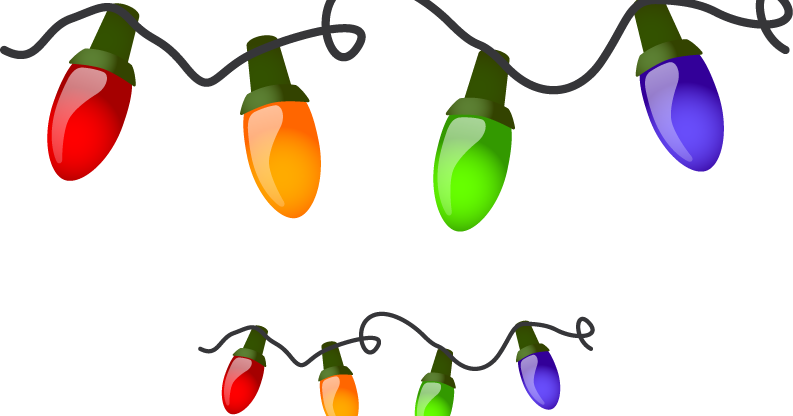 Jalapeno Clipart Orange Chili - Christmas Lights On A String (793x416)