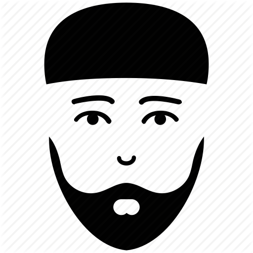 Faces Solid 1' By Vectors Market Smileys - Muslim Man Silhouette (512x512)