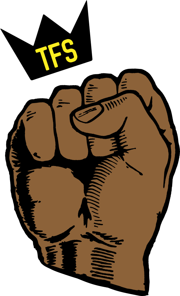 Black Power Fist Drawing (992x992)