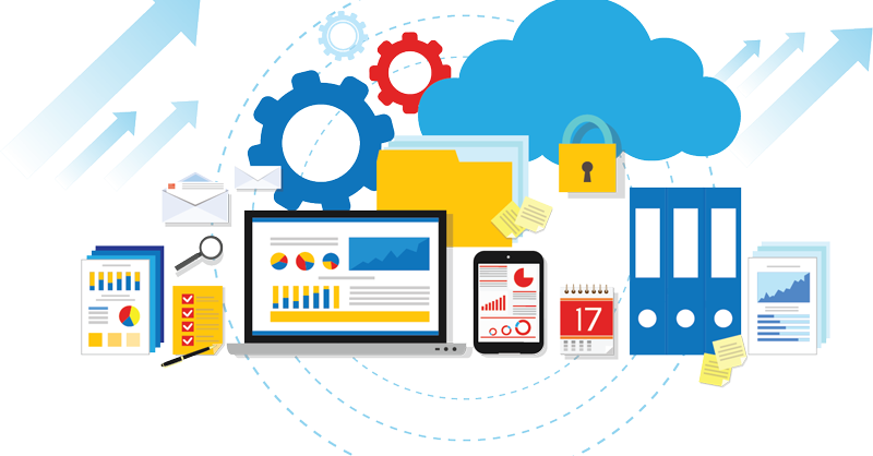 Cloud-solutions - Cloud Solution Png (800x418)