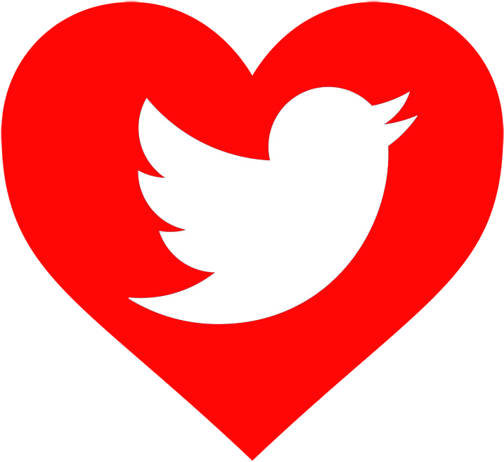 Changing The “favorite” Icon From A Star To A Heart - Twitter Social Icon Png (1020x800)