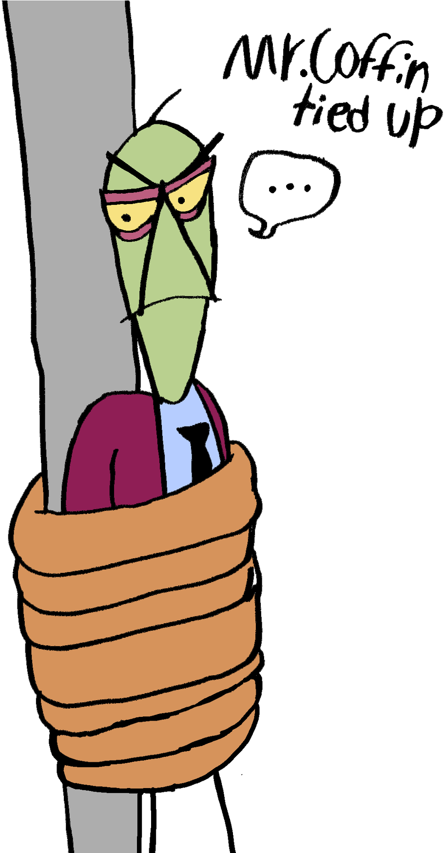 Coffin Is Tied Up By Wumowumo - Coffin Is Tied Up By Wumowumo (1024x1747)