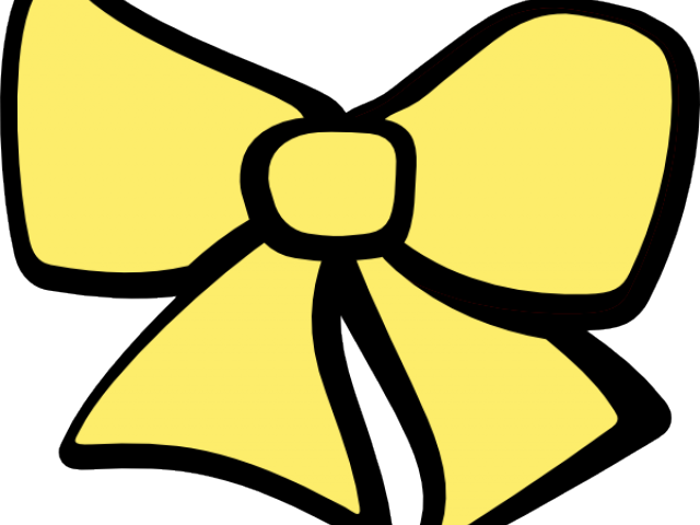 Cheerleader Clipart Green Gold - Clipart Of Hair Bows (640x480)