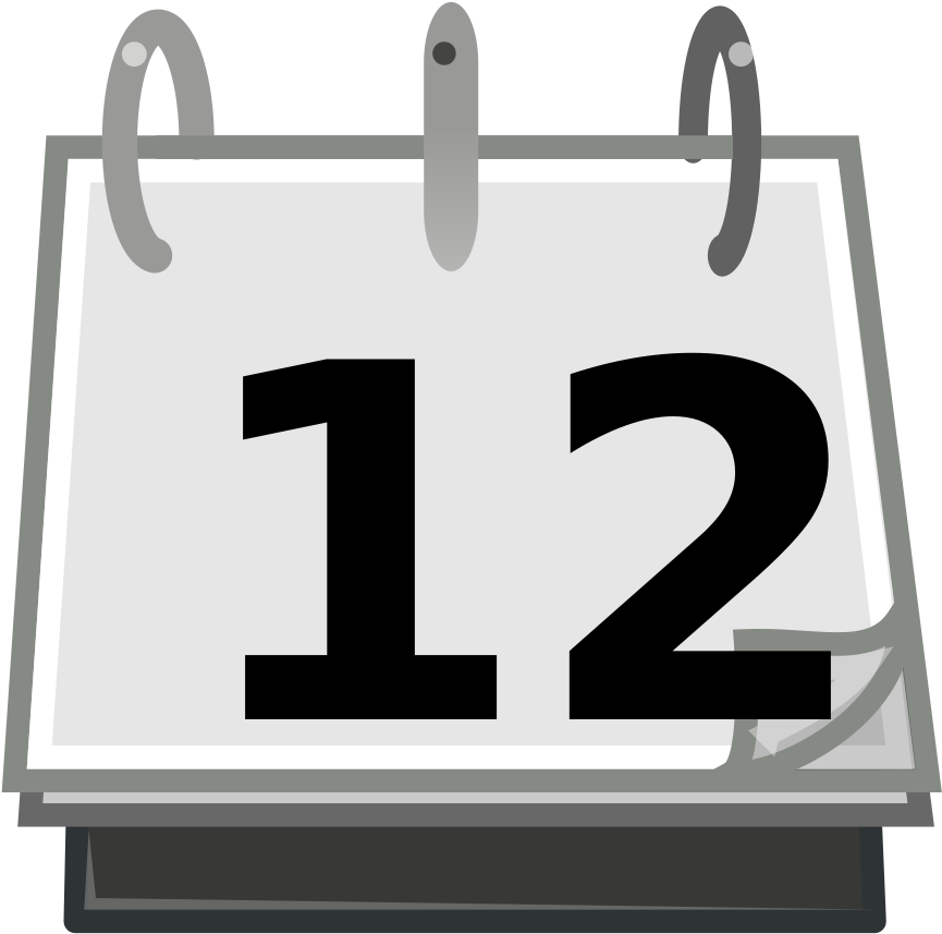 X Office Calendar Dec - Calendar Clip Art (1186x1024)