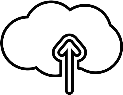 Upload To Cloud Vector - Download (400x400)
