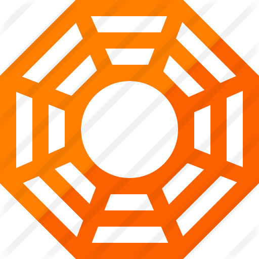 Spider Web Free Icon - Chinese Bagua (512x512)