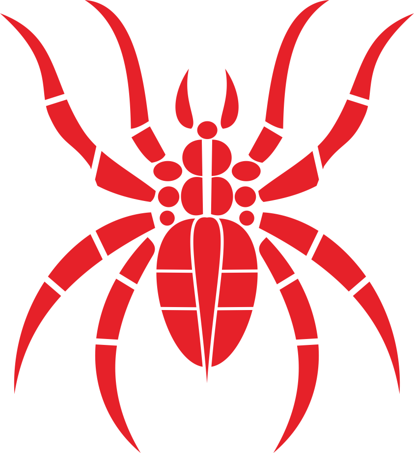 Clip Transparent Spider Web Tribe Tattoo Drawing Big - Tribal Spider (843x922)