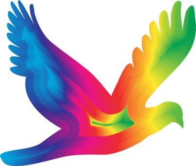 Columbidae Bird Silhouette Computer Icons - Flying Bird Png Clipart (402x340)