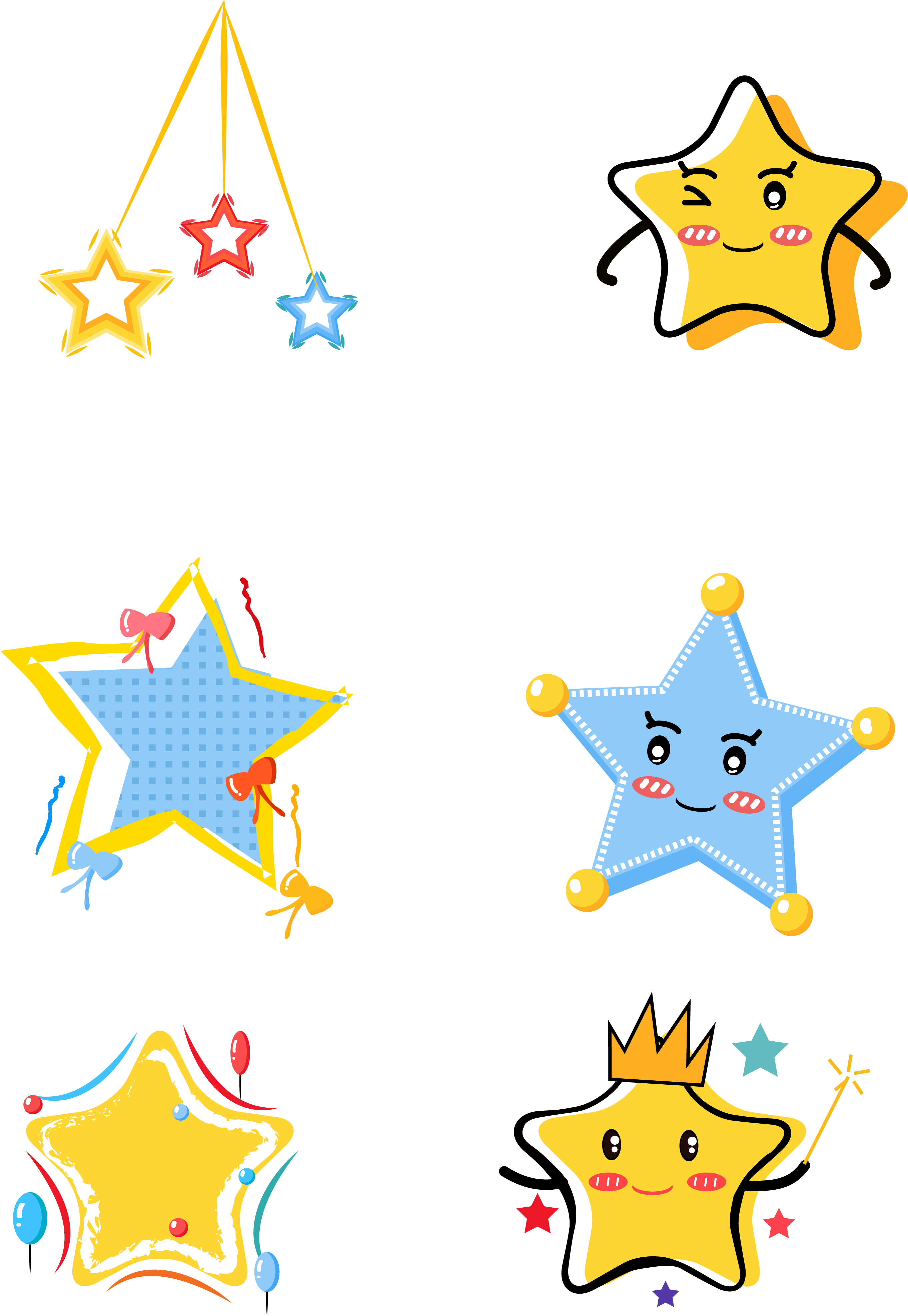 Pentagram Stars Cute Pointed Star Simple Png And Vector - Vector Graphics (3072x4108)