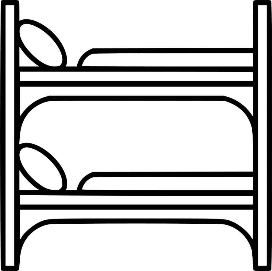 Bed Clipart Furniture Bunk Bed - Bed Clipart Furniture Bunk Bed (900x899)