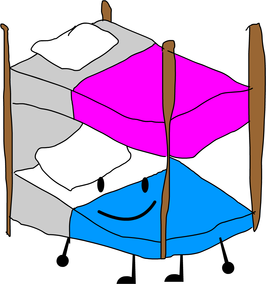 Bunk Bed Bfdi 19 - Bfdi Recommended Characters Episodes (1080x1174)