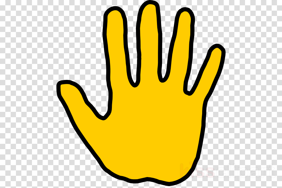 High Five Hand Clipart Hand Clip Art - Heart Image Black And White Transparent Background (900x600)