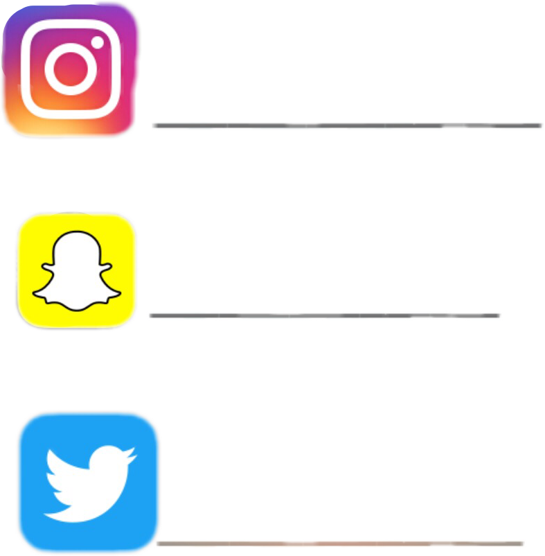 Snapchat Clipart Instagram - Snapchat Instagram Twitter Logo Transparent (787x802)