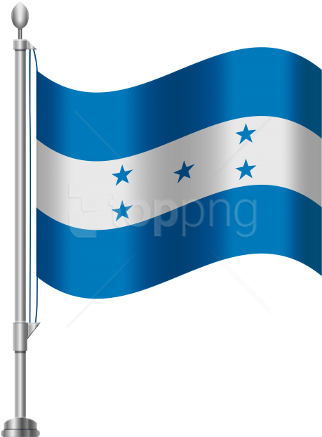 Free Png Download Honduras Flag Clipart Png Photo Png - Dibujo De La Bandera De Nicaragua (480x626)