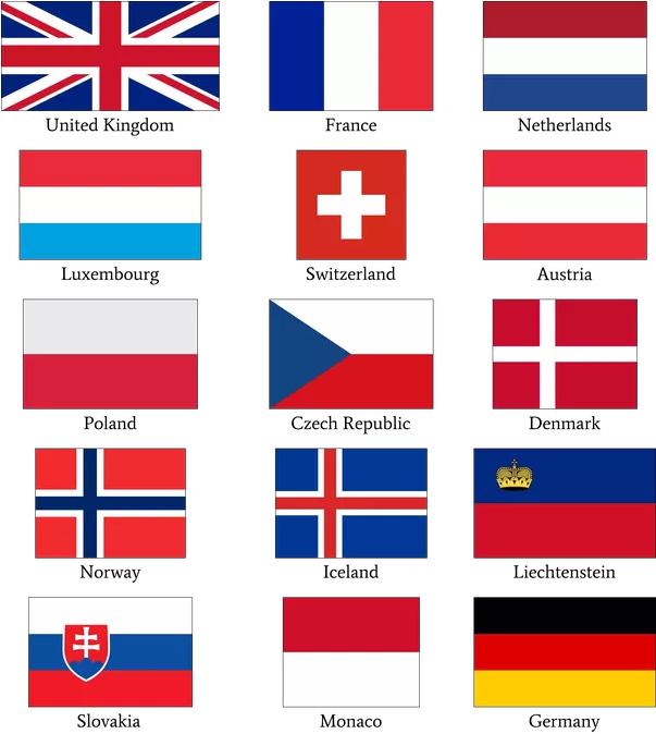 Liechtenstein Haiti Flag - Slovakia Flag (602x681)