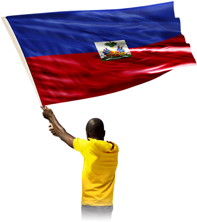 Drapeau Haiti Png - Drapeau Haïti En Png (388x437)