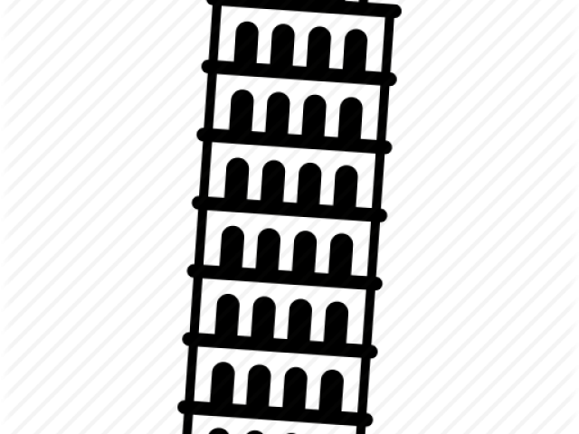 Landmark Clipart Tower Pisa - Illustration (640x480)