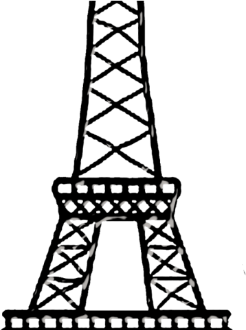 Tower Clipart Torre - Torre Eiffel Para Dibujar (640x480)